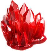 galactic gems red crystal